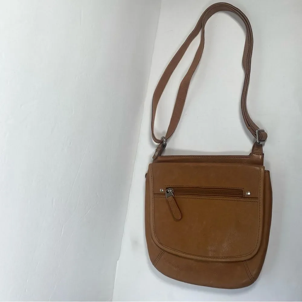 Fossil Brown Leather Crossbody Purse